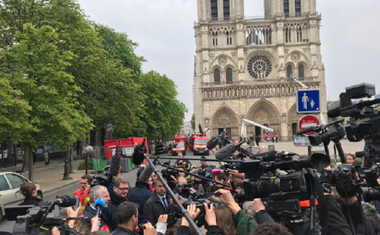 Pista unui accident, privilegiată în incendiul de la Notre-Dame, anunţă procurorul Republicii Rémy Heitz