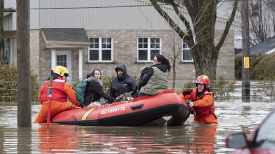 O parte a provinciei canadiene Québec inundată, aproximativ 1.500 de persoane evacuate