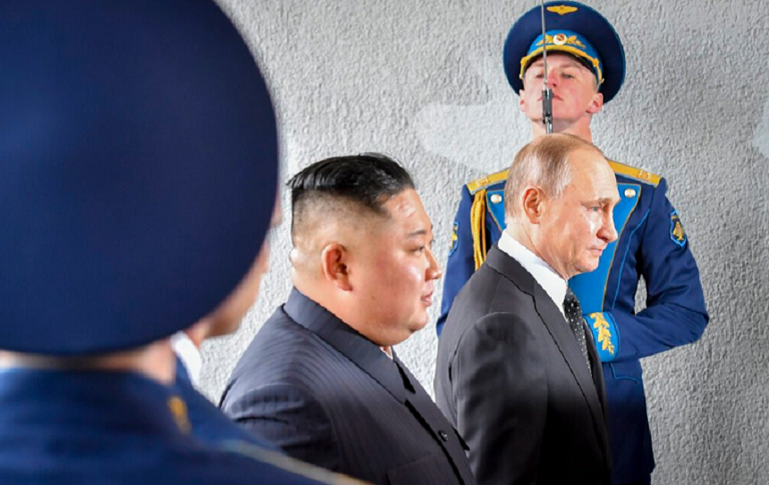 Kim Jong Un, în drum spre Coreea de Nord, după summitul cu Putin la Vladivostok