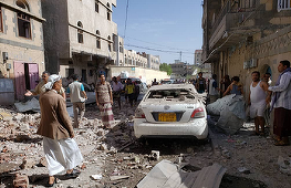 Coaliţia condusă de saudiţi împotriva huthi bombardează capitala yemenită Sanaa