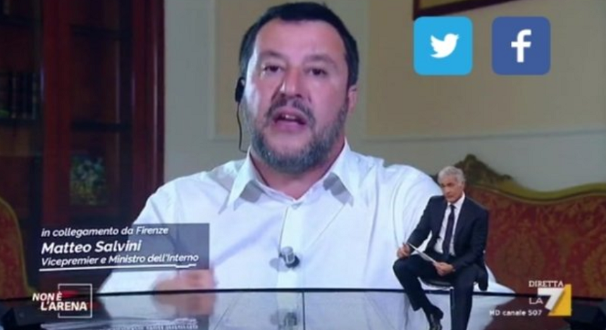 Salvini, furios după debarcarea a 47 de migranţi pe Insula Lampedusa, în urma confiscării navei umanitare Sea Watch 3