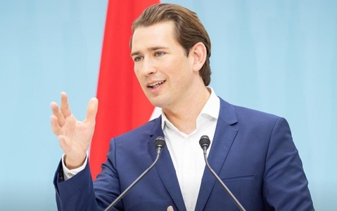 Austria: Partidul Libertăţii va susţine o moţiune de cenzură împotriva guvernului lui Sebastian Kurz

