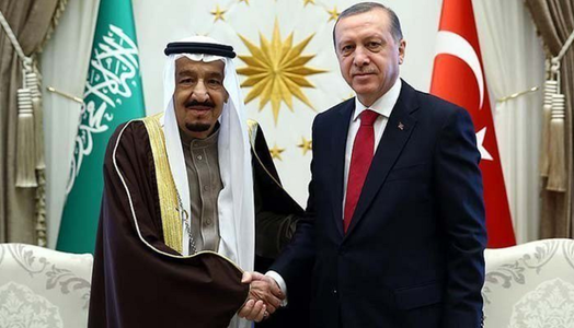 Erdogan discută cu regele saudit Salman, după ce a lipsit la summitul de la Mecca
