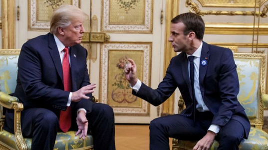 Trump ”trebuie să-şi clarifice poziţia faţă de Europa”, îl îndeamnă Macron în New Yorker