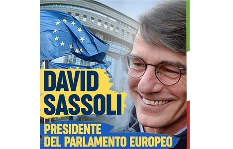 UPDATE - David Sassoli este noul preşedinte al Parlamentului European -  VIDEO

