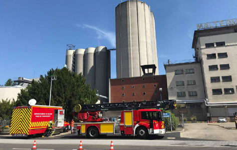 Explozie şi incendiu într-o instalaţie de procesat malţul la Strasbourg, fără răniţi