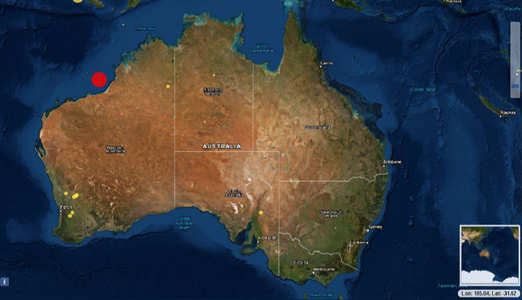 Cutremur puternic de magnitudinea 6,6 în largul nord-vestului Australiei
