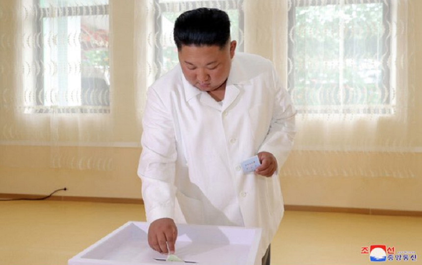 Kim Jong Un votează în alegeri locale în care prezenţa la vot s-a apropiat de 100%