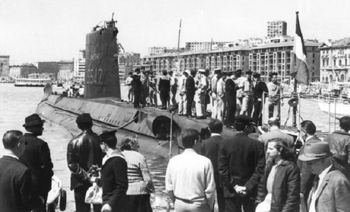Submarinul francez La Minerve, dat dispărut în urmă cu 50 de ani, găsit în largul oraşului Toulon