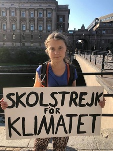 Activista de mediu Greta Thunberg va călători din Marea Britanie la un summit ONU în New York cu o barcă cu pânze pentru a evita poluarea provocată de un zbor comercial

