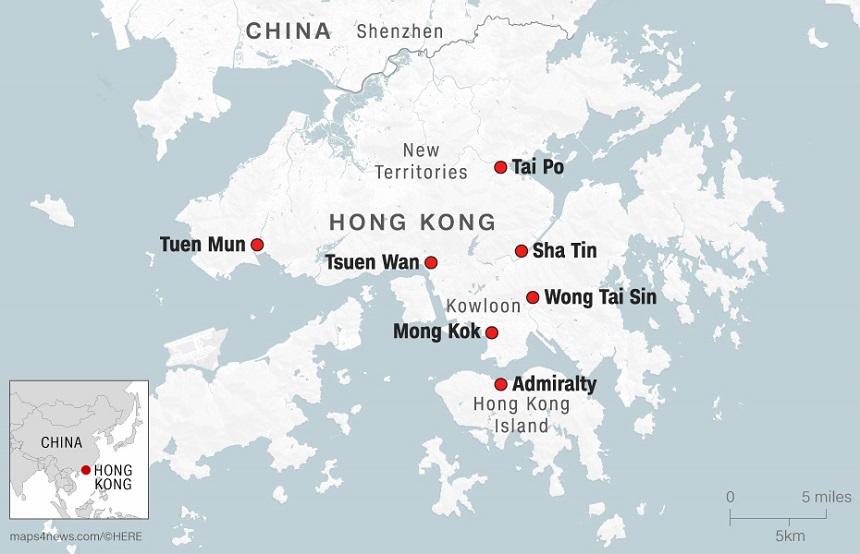Greve şi proteste în Hong Kong: peste 100 de zboruri au fost anulate sau amânate/ Autorităţile spun că aceste acţiuni nu vor aduce nimic bun