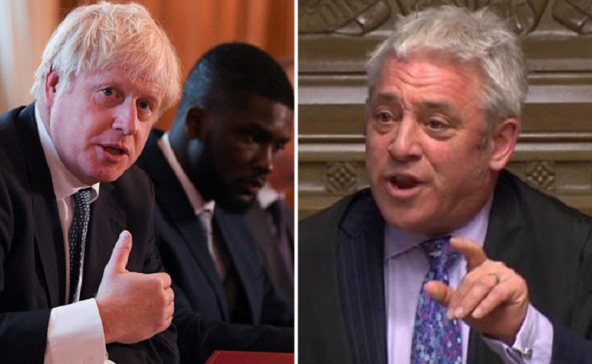 Preşedintele Camerei Comunelor John Bercow promite să-l împiedice pe Boris Johnson să ocolească Parlamentul şi să scoată Regatul Unit din UE fără acord