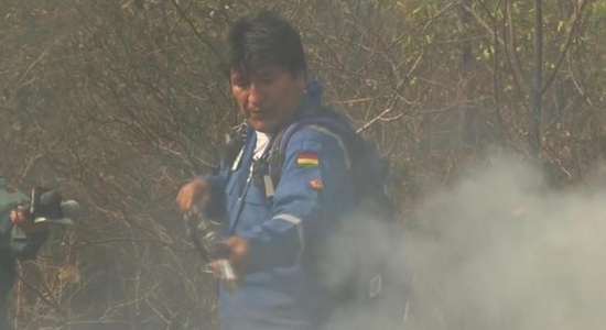 Bolivia - Preşedintele Evo Morales s-a pierdut timp de o oră în junglă - VIDEO