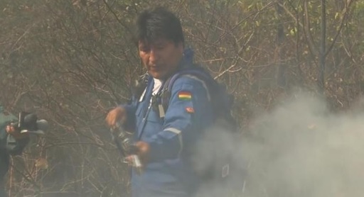 Bolivia - Preşedintele Evo Morales s-a pierdut timp de o oră în junglă - VIDEO