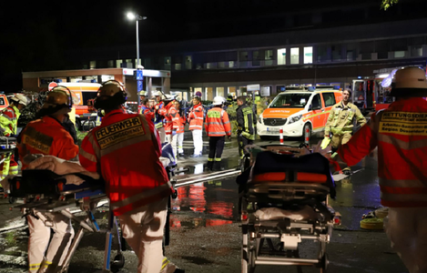 Un mort şi 19 răniţi la Duesseldorf, într-un incendiu la un spital