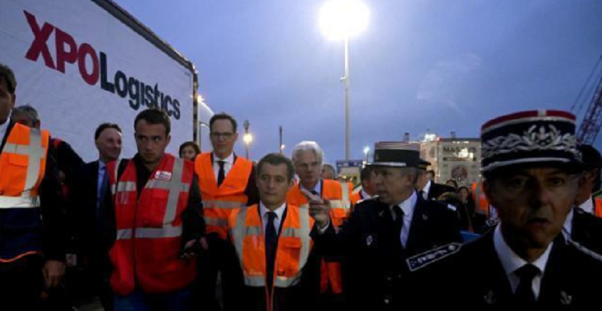 Franţa se declară pregătită de un Brexit fără acord în urma unui test organizat la un terminal de feribot în portul Ouistreham