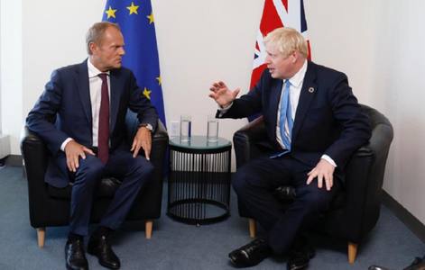 Niciun progres cu privire la Brexit, anunţă Tusk în urma unei întâlniri cu Johnson la New York