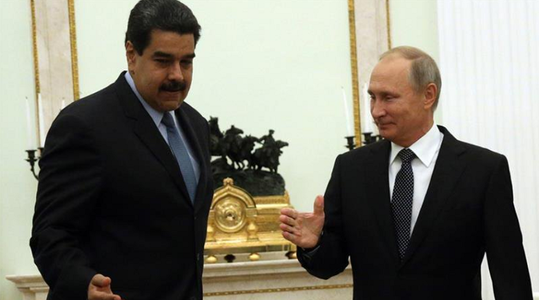 Putin îl încurajează pe Maduro să discute cu opoziţia