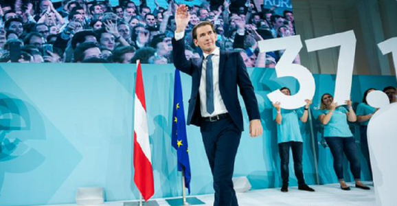 Sebastian Kurz triumfă în alegeri, dar este izolat şi caută parteneri cu care să guverneze Austria