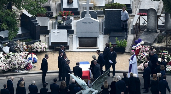 Jacques Chirac, înhumat într-un cadru strict privat la Montparnasse după o serie de omagii