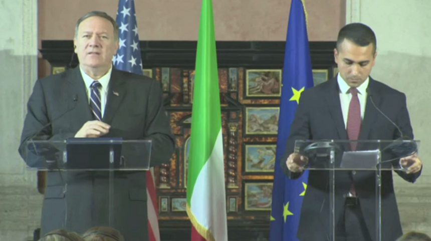 Pompeo confirmă că era ”la telefon” în apelul dintre Trump şi Zelenski aflat în centrul anchetei în vederea destituirii preşedintelui american