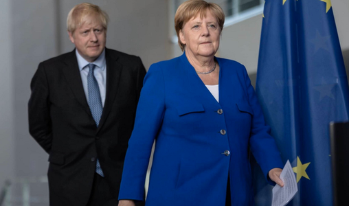 Merkel îl avertizează pe Johnson că un acord al Brexitului este foarte ”improbabil”