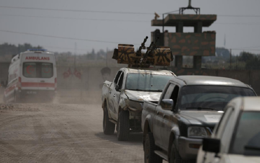 Combatanţii kurzi sirieni s-au retras total din oraşul Ras al-Ain, la frontiera cu Turcia