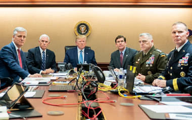 Trump dezvăluie că a urmărit operaţiunea în care a fost ucis al-Baghdadi din Situation Room şi vrea ca înregistrare video să fie făcută publică