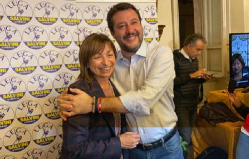 Extrema dreaptă a lui Salvini obţine o victorie zdrobitoare în Umbria, fieful stângii de 70 de ani