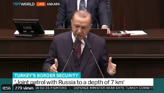 Patrule comune ruso-turce în Siria urmează să înceapă vineri, anunţă Erdogan