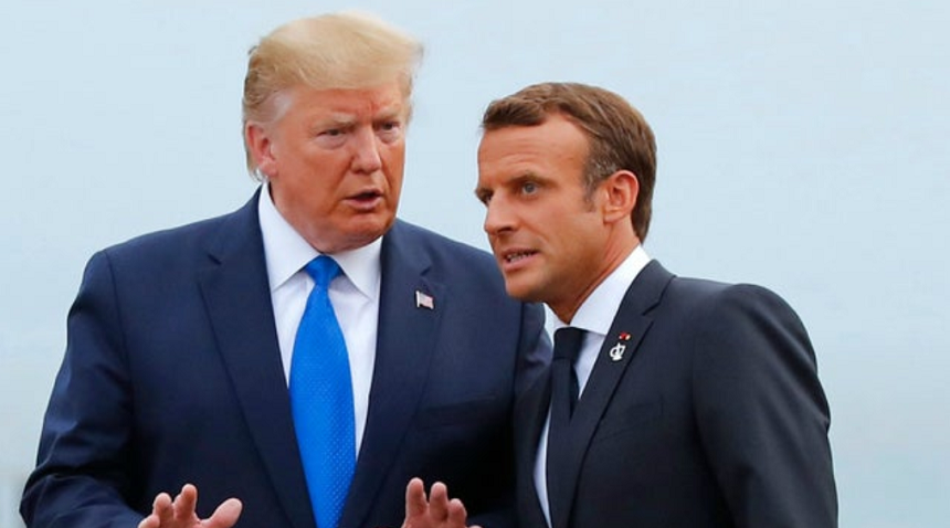 Discuţie între Macron şi Trump pe tema situaţiei din Siria, Iran şi NATO