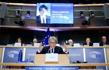 PE validează candidatura francezului Thierry Breton în Comisia von der Leyen