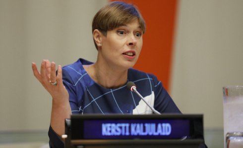Preşedinta estonă Kersti Kaljulaid ”nu împărtăşeşte” opinia lui Macron cu priviere la ”moartea cerebrală” a NATO