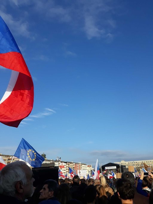 Peste 200.000 de persoane au protestat la Praga şi au cerut demisia premierului Andrej Babis - VIDEO