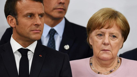 NYT dezvăluie o discuţie dură între Merkel şi Macron cu privire la diagnosticul ”morţii cerebrale” a NATO, Berlinul dezminte