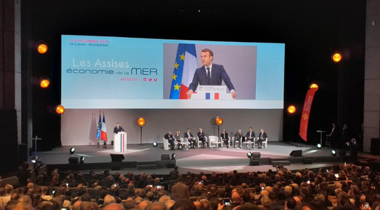 Macron consolidează flota maritimă franceză şi revendică ”leadershipul maritim” în Europa, înaintea summitului NATO de la Londra