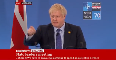 Johnson se face că nu ştie despre ce e vorba în înregistrarea video de la Buckingham