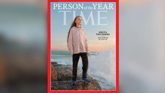 Tânăra activistă de mediu Greta Thunberg, desemnată de către revista americană Time personalitatea anului 2019 