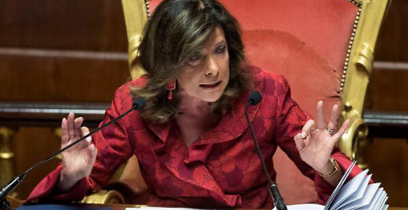 Preşedinta Senatului italian, Maria Elisabetta Casellati, din cadrul Forza Italia, opreşte legalizarea canabisului light