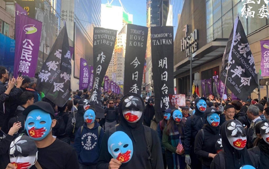 Prima manifestaţie prodemocraţie la Hong Kong în 2020; 400 de persoane au fost arestate