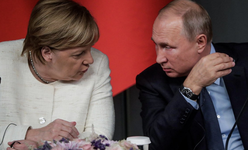 Merkel, la Moscova, sâmbătă, pentru a discuta cu Putin despre crizele din Orientul Mijlociu