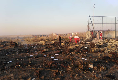 UPDATE - Un avion al liniilor aeriene ucrainene, cu 176 de persoane la bord, s-a prăbuşit la puţin timp de la decolarea de pe aeroportul din Teheran / Nu există supravieţuitori/ În avion se aflau 82 de iranieni şi 62 de canadieni