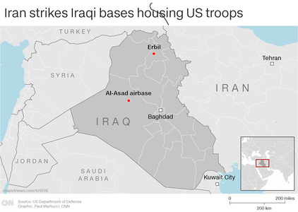 Armata irakiană anunţă că bazele coaliţiei au fost lovite de 22 de rachete