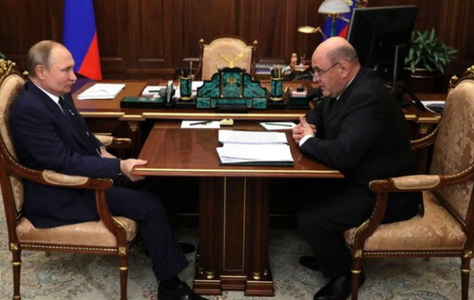 Putin îi propune postul de premier şefului Fiscului rus, Mihail Mişustin