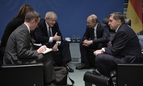 Johnson îl avertizează pe Putin să nu repete un atac ca otrăvirea lui Skripal