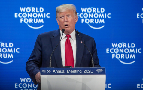 Trump denunţă la Davos ”profeţii pesimişti” şi ”predicţiile apocalipsei”, după ce Greta Thunberg deplânge faptul că ”nu s-a făcut nimic” împotriva modificărilor climatice