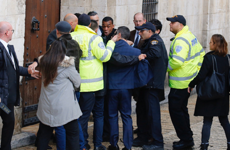 Acroşaj între serviciul de securitate al lui Macron şi securitatea israeliană la Ierusalim