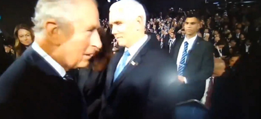 Prinţul Charles dezminte că l-a evitat pe vicepreşedintele american Mike Pence la Ierusalim, în urma unei postări virale pe reţele de socializare - VIDEO