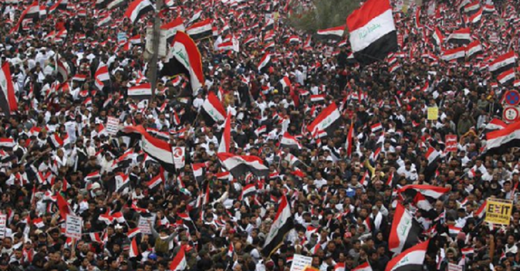 Mii de manifestanţi cer, la Bagdad, plecarea trupelor americane din Irak