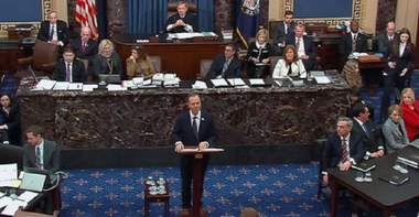 Trump este o ”ameninţare” la adresa democraţiei în cazul în care i se permite să rămână în funcţie, îşi încheie democraţii pledoaria în Senat; ”El este cine este, iar asta nu se va schimba, preşedintele Statelor Unite va continua să abuzeze de puterea pe care o are”, avertizează Schiff